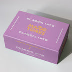 Purple Major Tones classic hits box packaging, front view and side view